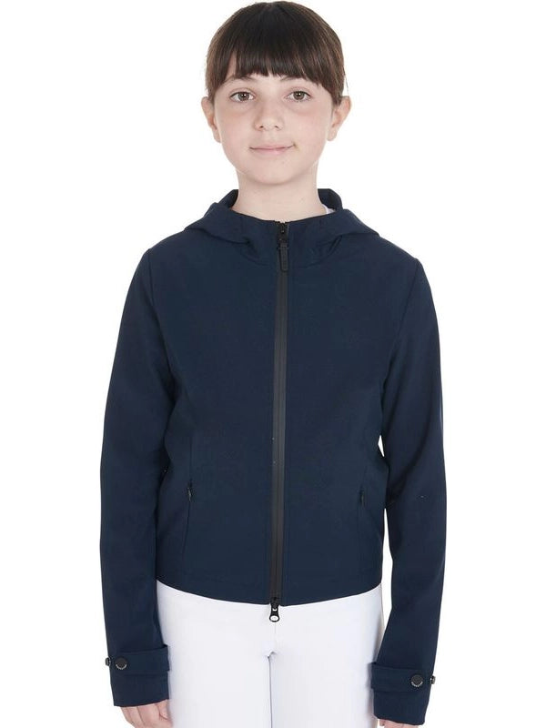 Giacca softshell bambini slim fit in tessuto tecnico