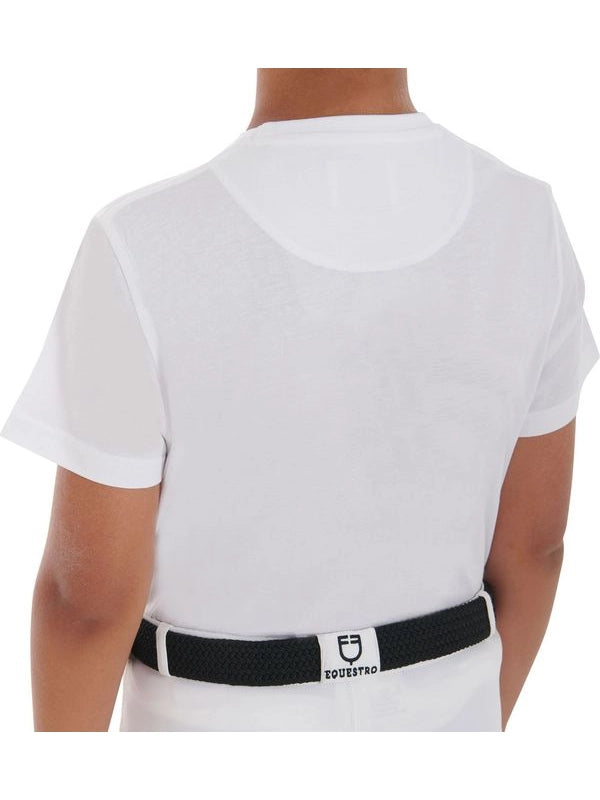 T-shirt bambini con stampa equestre