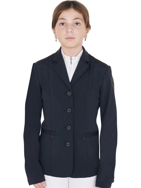 Giacca bambini slim fit quattro bottoni