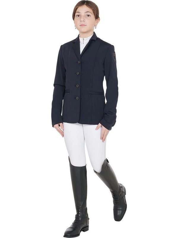 Giacca bambini slim fit quattro bottoni