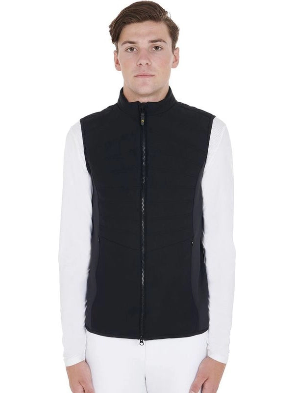 Smanicato uomo slim fit in tessuto tecnico