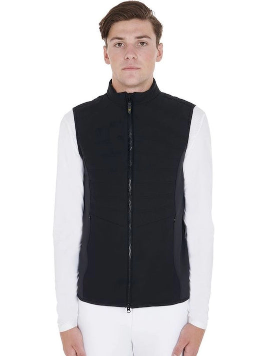 Smanicato uomo slim fit in tessuto tecnico