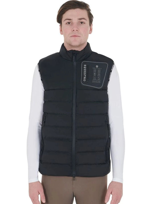 Smanicato uomo tessuto elastico con patch siliconica