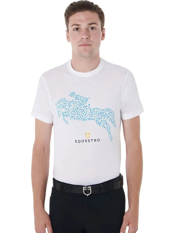 T-shirt uomo slim fit stampa Jump
