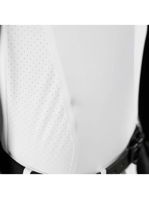 Polo concorso uomo Equestro Ridertechnology manica corta bottoni