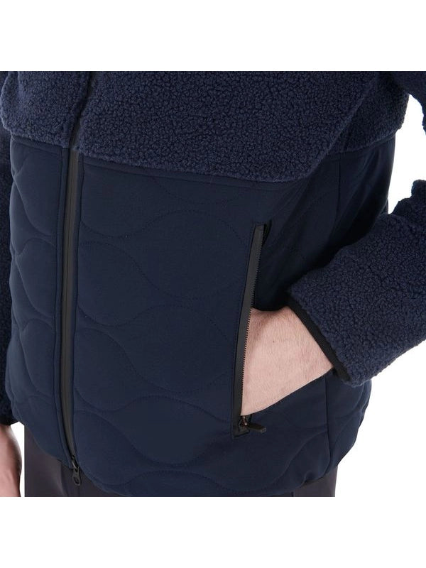Giacca da uomo in tessuto impermeabile con inserti Teddy