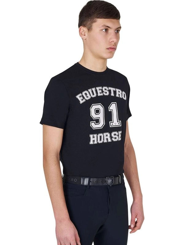 T-shirt uomo Horse Club in cotone