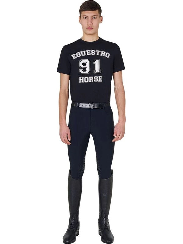 T-shirt uomo Horse Club in cotone