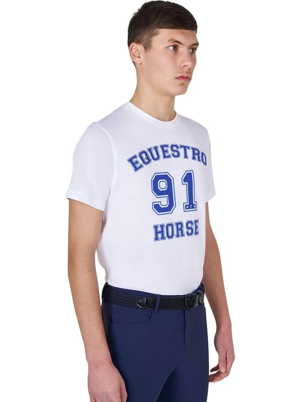 T-shirt uomo Horse Club in cotone