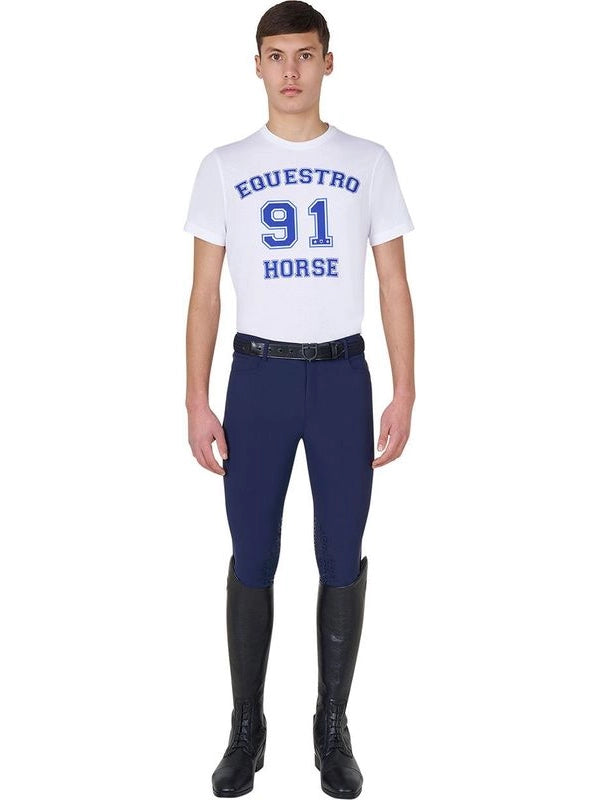 T-shirt uomo Horse Club in cotone