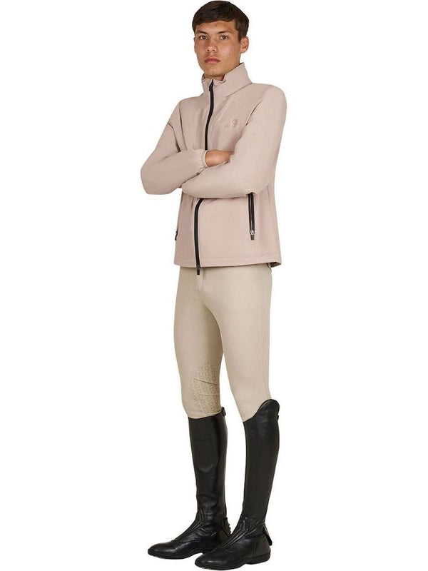 Softshell uomo logo sul dorso