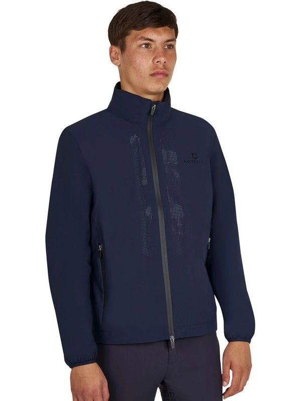 Softshell uomo logo sul dorso