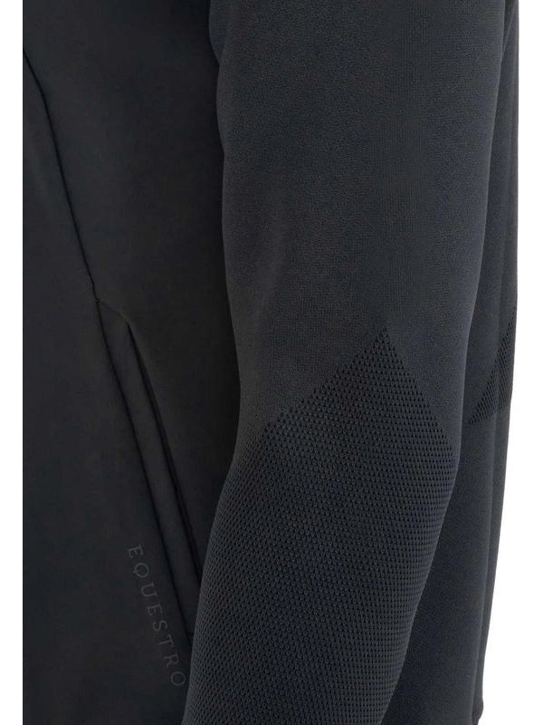Felpa tecnica uomo con cappuccio e inserti micro mesh