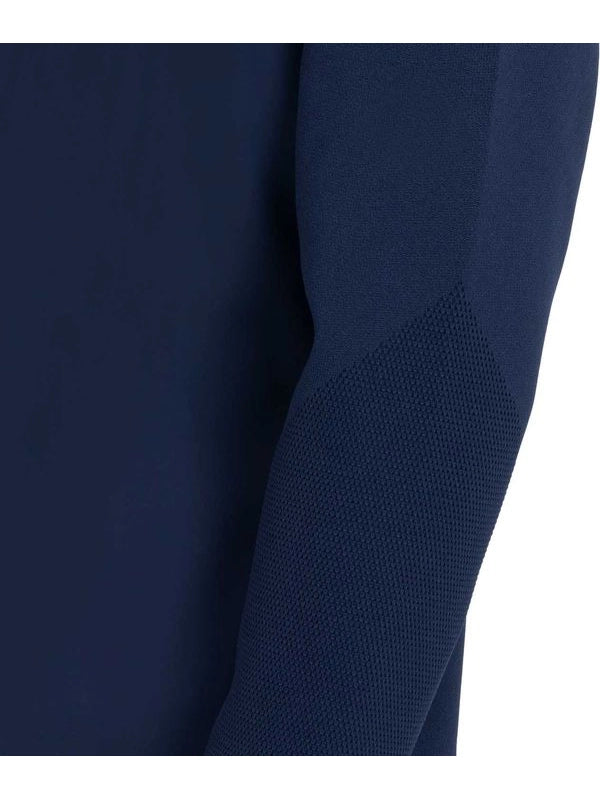 Felpa tecnica uomo girocollo con inserti micro mesh