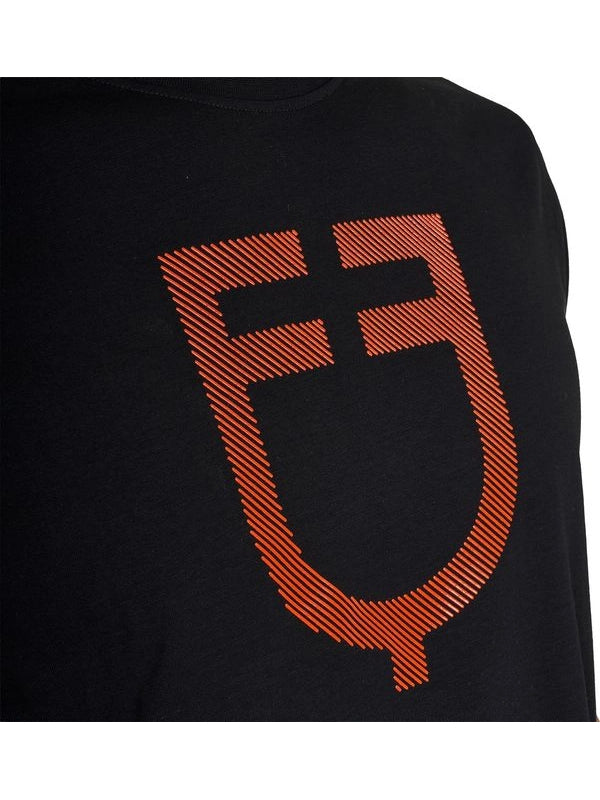 T-shirt basic uomo con logo glossy