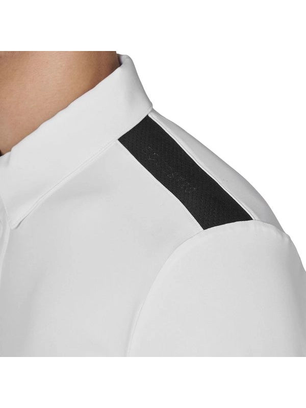 Polo concorso uomo maniche lunghe e inserti in mesh