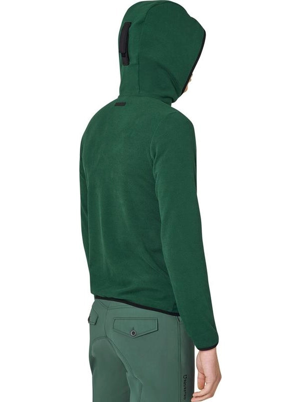 Felpa uomo in pile con zip