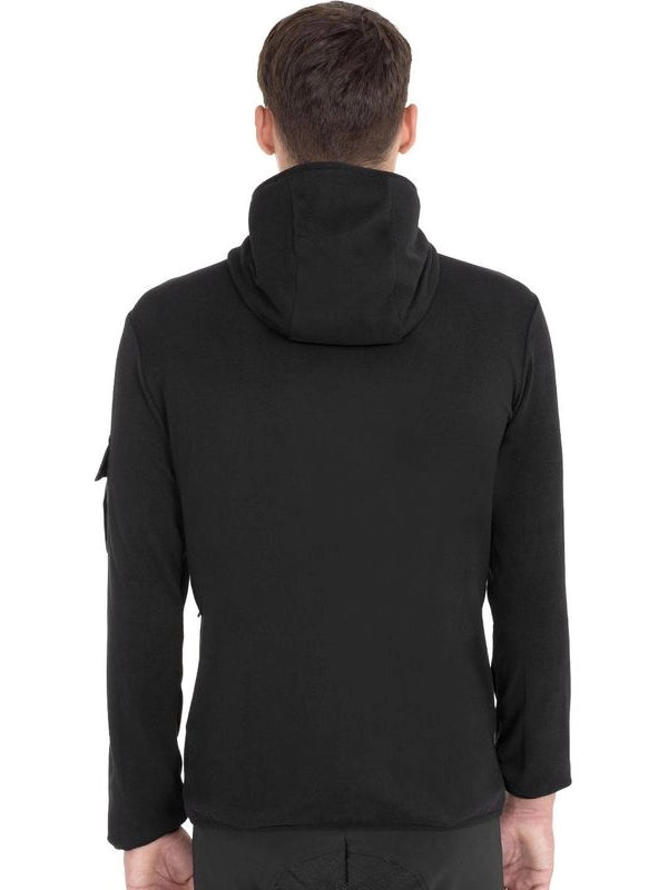 Felpa uomo in pile con zip