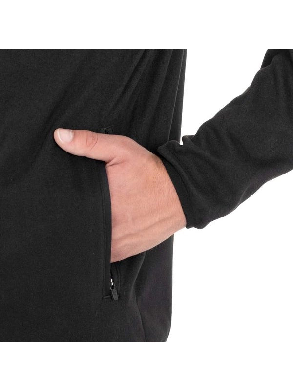 Felpa uomo in pile con zip