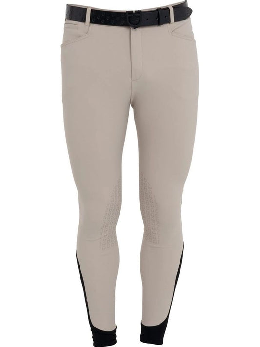 Pantaloni uomo slim fit con grip al ginocchio