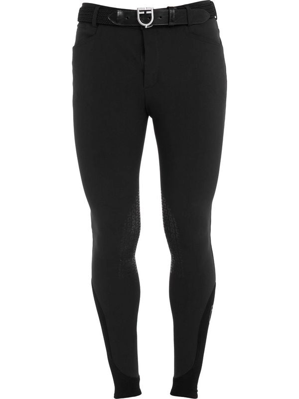 Pantaloni uomo slim fit con grip al ginocchio