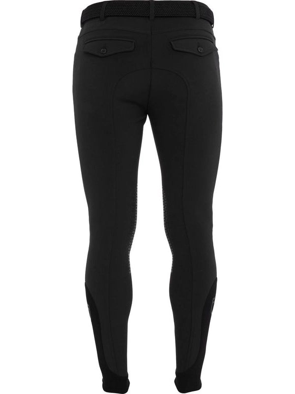 Pantaloni uomo slim fit con grip al ginocchio
