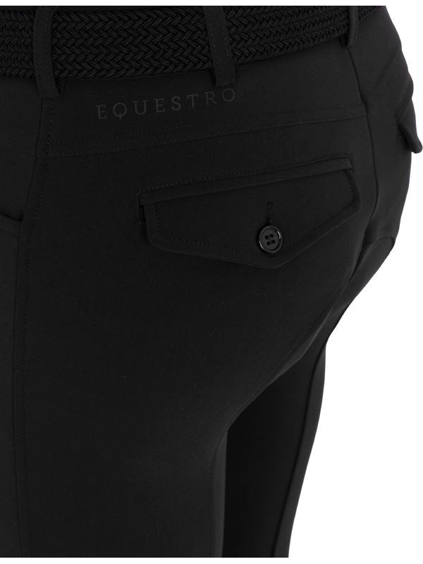 Pantaloni uomo slim fit con grip al ginocchio