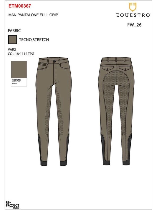 Pantaloni uomo slim fit full grip