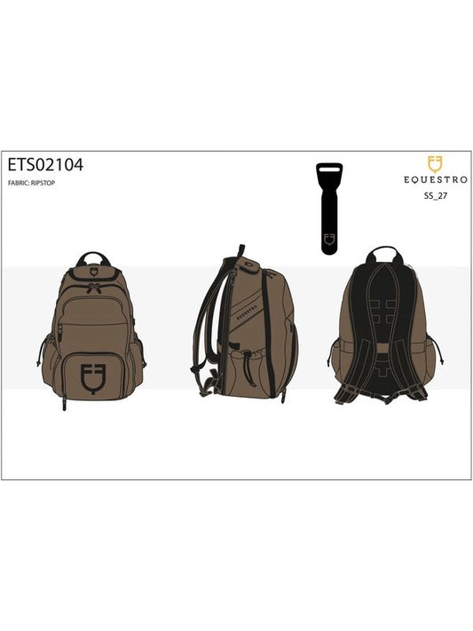 Zaino tecnico unisex in ripstop