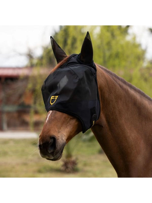 Maschera antimosche con logo frontale