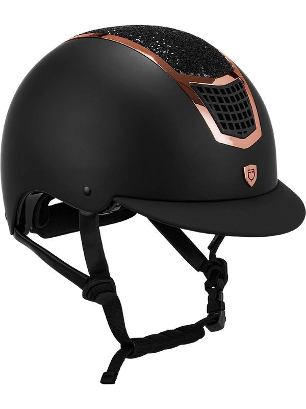Cap con brillantini omologazione EN 1384-2023