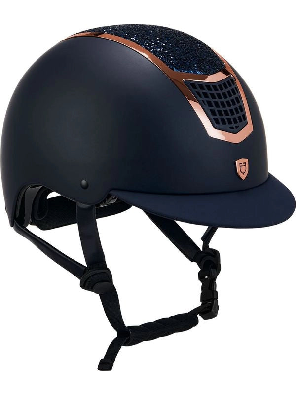 Cap con brillantini omologazione EN 1384-2023