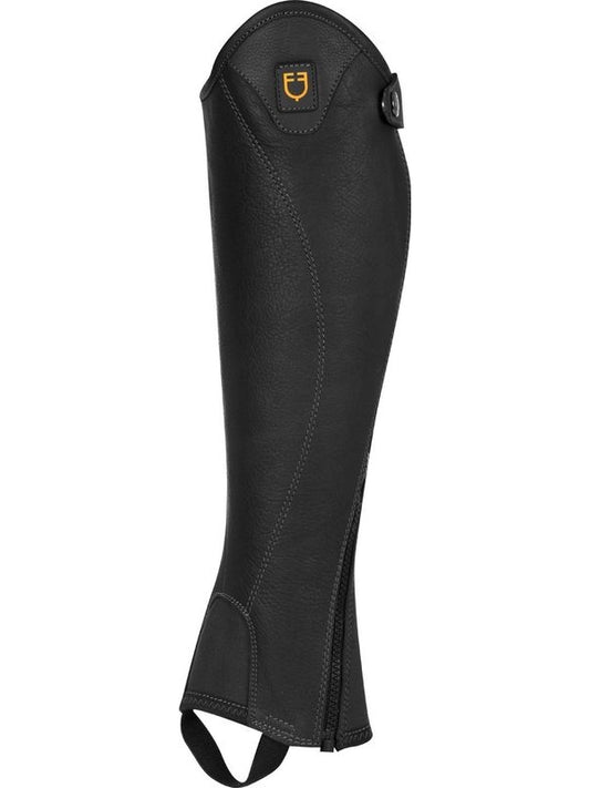 Ghette unisex in morbido cuoio con cerniera laterale