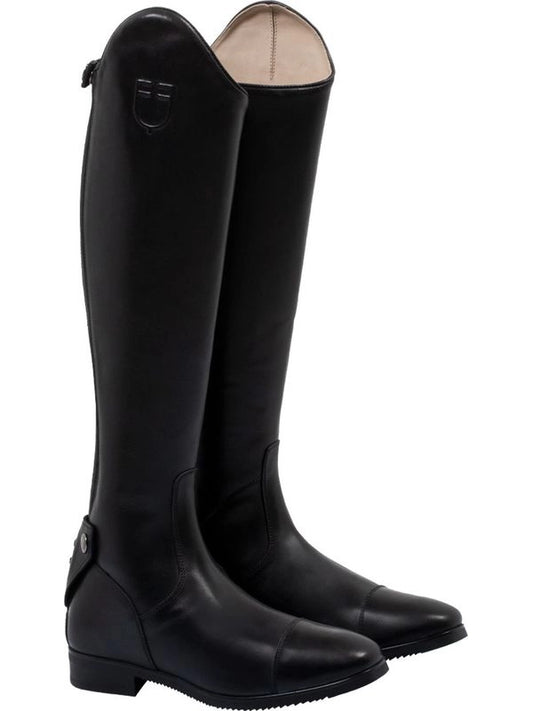 Stivali Neptune unisex in pelle con zip posteriore