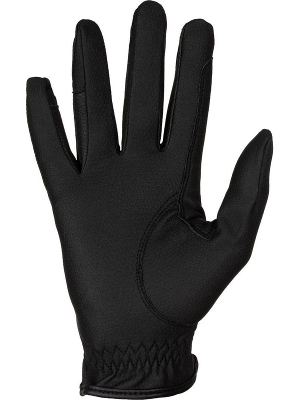 Guanti unisex in pelle sintetica con chiusura a strappo