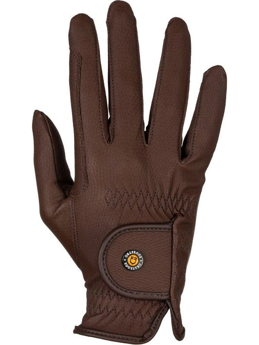 Guanti unisex in pelle sintetica con chiusura a strappo