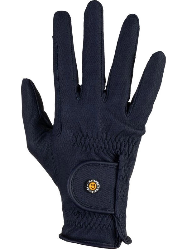 Guanti unisex in pelle sintetica con imbottitura e chiusura a strappo