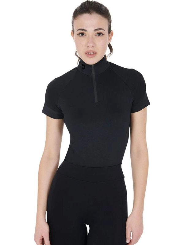 Base layer donna slim fit mezza manica