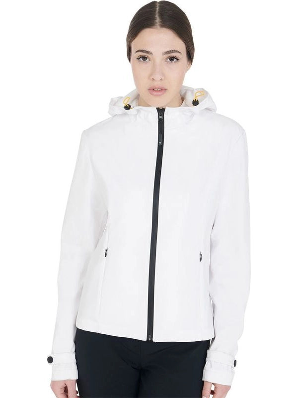 Giacca donna softshell slim fit zip antivento