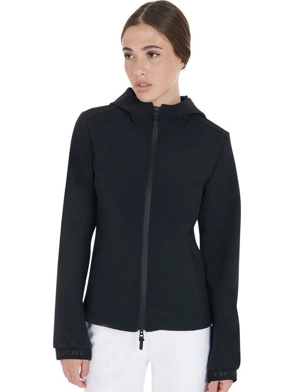 Giacca softshell donna slim fit con tasche a scomparsa