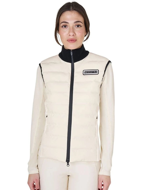 Smanicato donna misto tecnico con zip