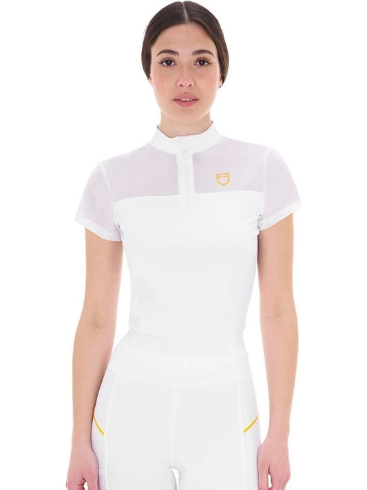 Polo donna da allenamento in mesh