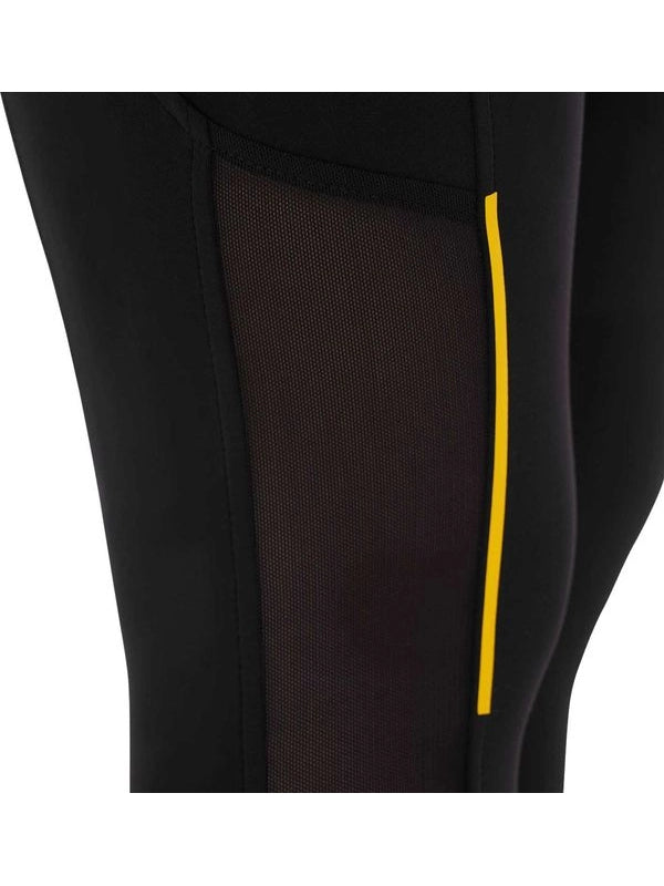 Leggings donna slim fit inserti micro mesh