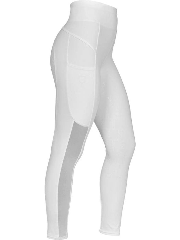 Leggings donna slim fit inserti micro mesh