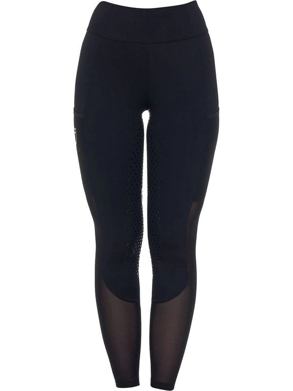 Leggings donna full grip con inserti perforati