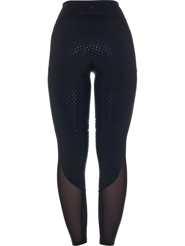 Leggings donna full grip con inserti perforati