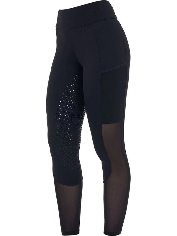Leggings donna full grip con inserti perforati