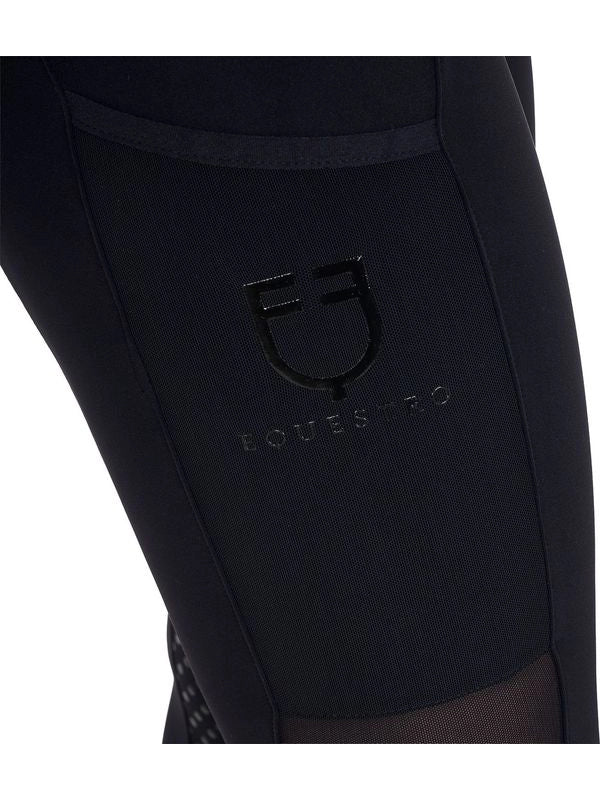 Leggings donna full grip con inserti perforati