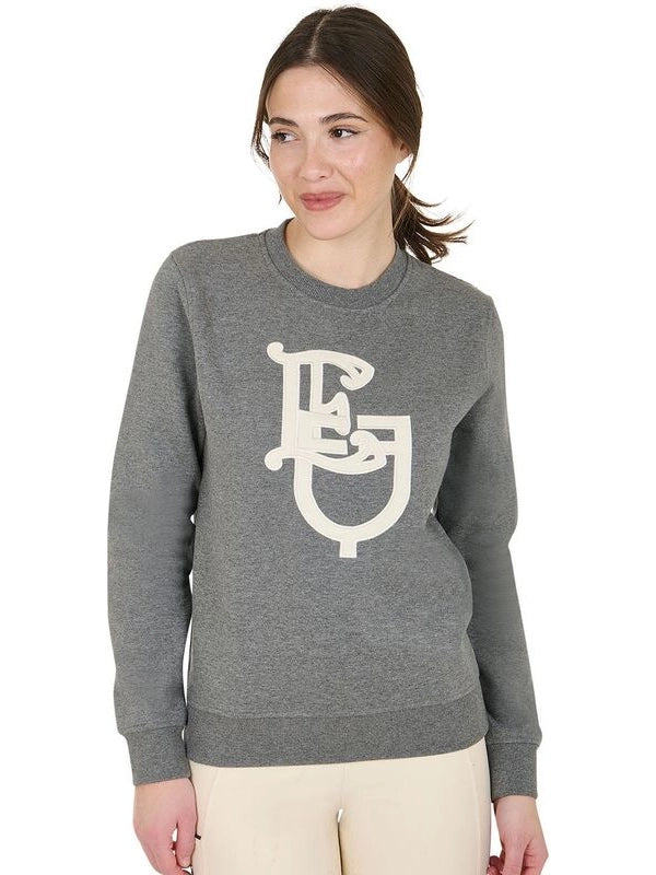 Felpa donna girocollo Monogram