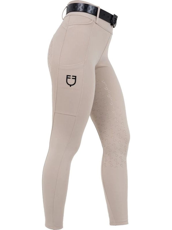 Leggings donna a vita alta con passanti